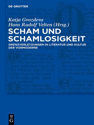 cover image of Scham und Schamlosigkeit